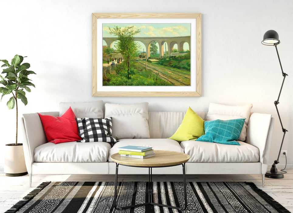 Framed Art Poster - Armand Guillaumin The Arcueil Aqueduct | Matte Paper Print