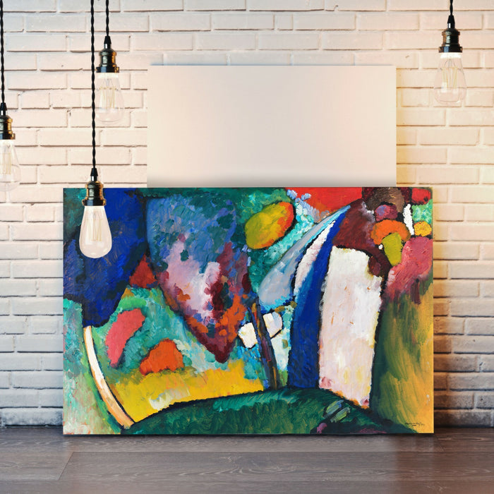 Canvas Wall Art Print - Wassily Kandinsky Abstract Painting on Archival Grade Canvas