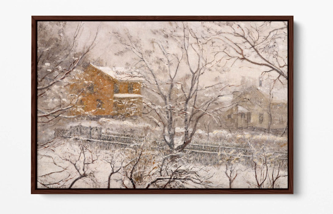 Canvas Wall Art - Amaldus Nielsen Studio Window Float Effect Print on Premium Frame