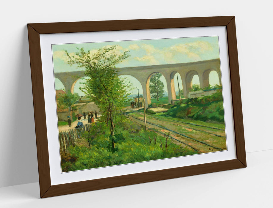 Framed Art Poster - Armand Guillaumin The Arcueil Aqueduct | Matte Paper Print