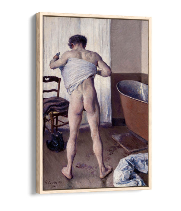 Canvas Wall Art – Handmade UK Float Effect Gustave Caillebotte Bath Print