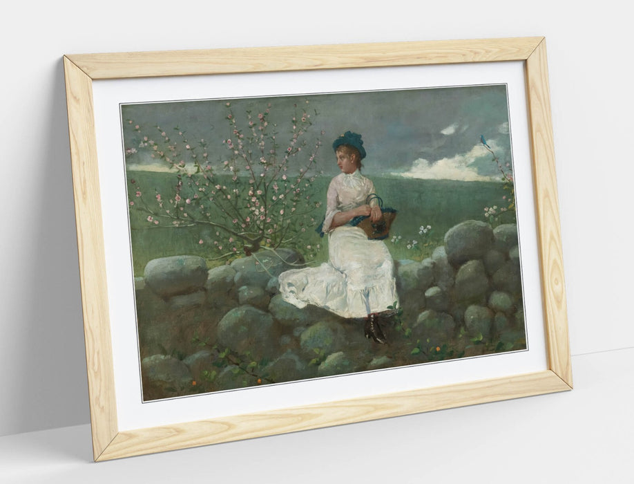 Framed Wall Art - Winslow Homer Peach Blossoms Poster Print | Handmade UK Frame