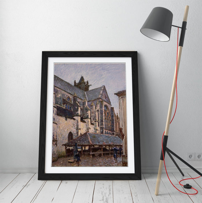 Framed Wall Art Poster - Alfred Sisley Church Art Print | UK Handmade Frame