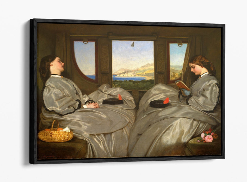 Float Effect Canvas Art - Handmade UK Canvas Featuring Augustus Leopold Egg Artwork