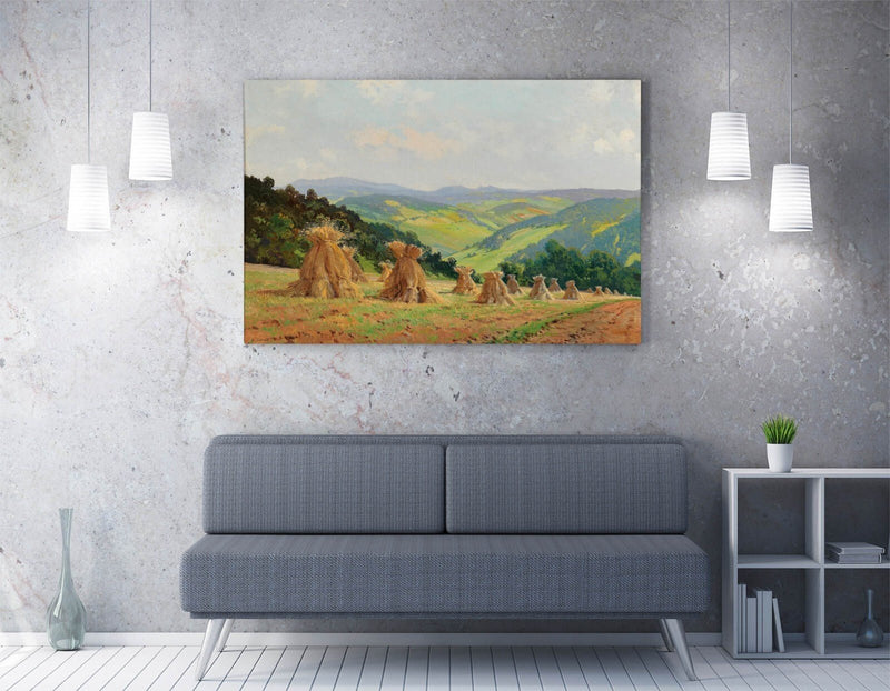 Canvas Wall Art Hugo Darnaut Foothills Of The Alps | Archival Grade Canvas Print