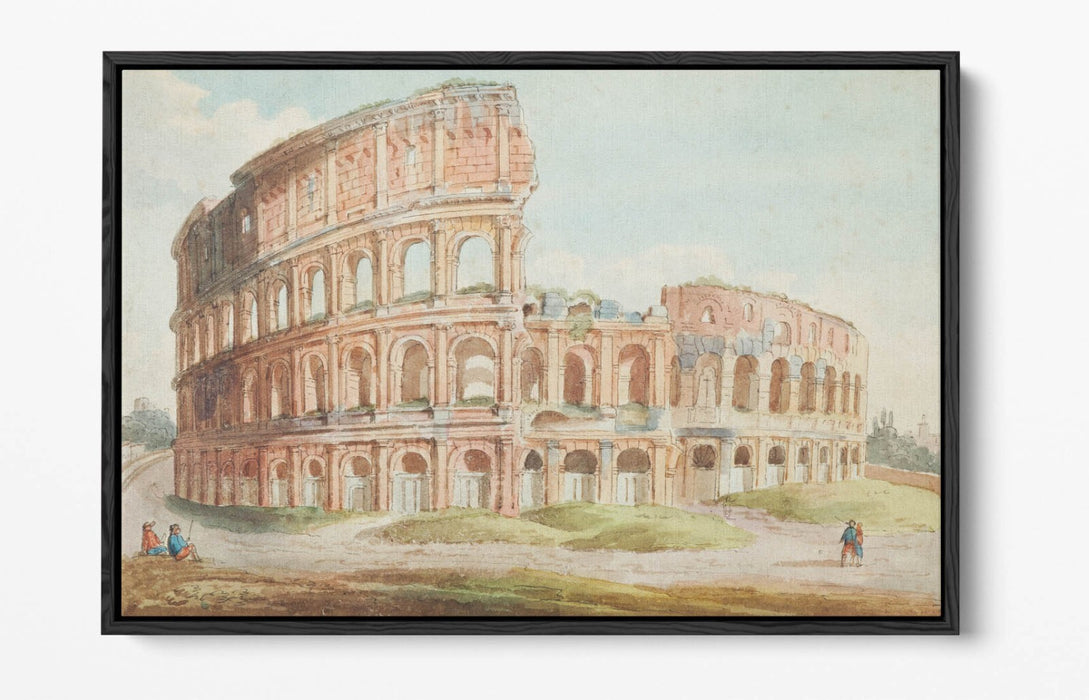 Canvas Wall Art Print – Colosseum Rome Float Effect Canvas Art With Premium Varnish Finish