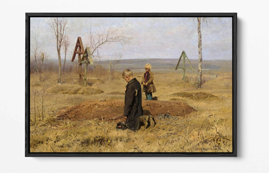 NIKOLAY KASATKIN, ORPHANED -FLOAT EFFECT CANVAS WALL ART PIC PRINT