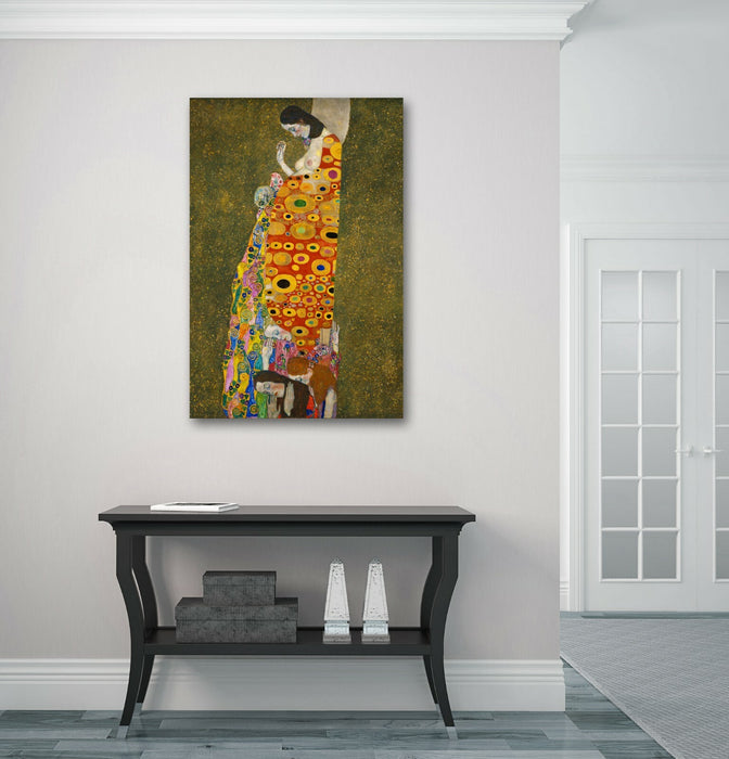 CANVAS WALL ART PRINT ARTWORK PICTURE FRAMED POSTER Love Gustav Klimt Hope 2