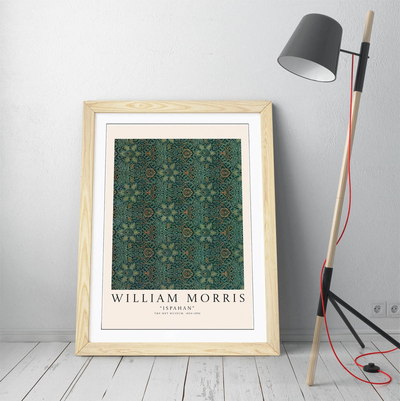 Framed Wall Art William Morris Isphahan Botanical Print - Plant Wall Decor