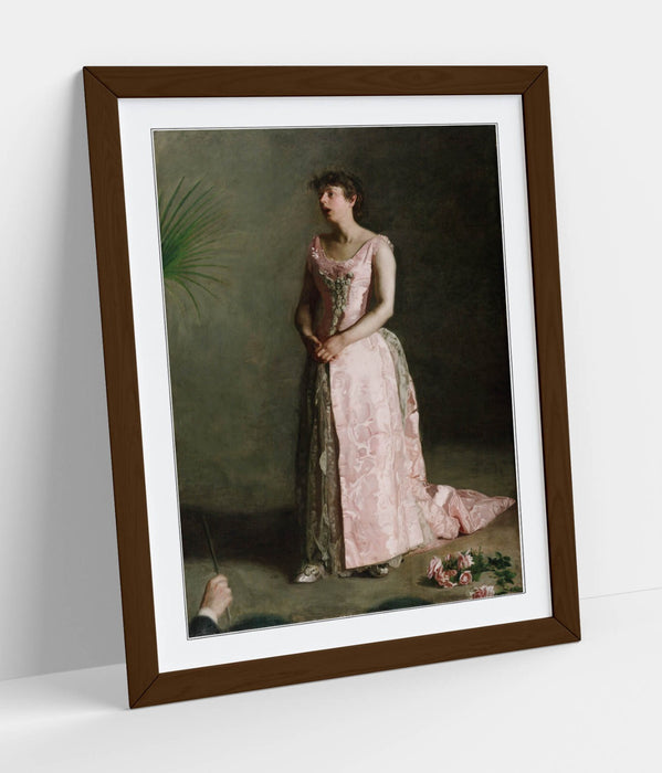 Framed Wall Art - Thomas Eakins Concert Singer Painting | Handmade UK Art Print
