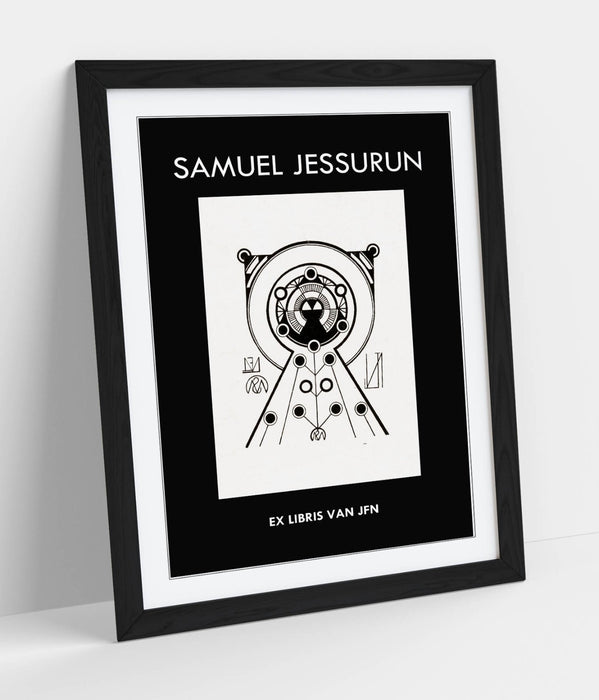 Framed Wall Art - Samuel Jessurun Gothic Poster With Faux Wood Frame