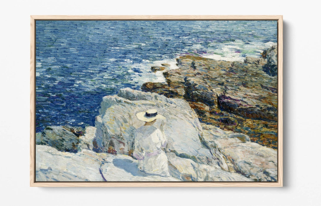 Canvas Wall Art - Childe Hassam South Ledges | Float Effect Handmade Print