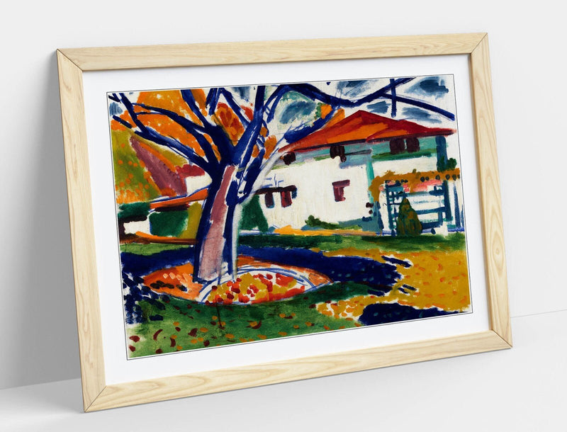 Framed Wall Art - Henry Lyman, Sayen Blue Tree | Handmade UK Framed Print