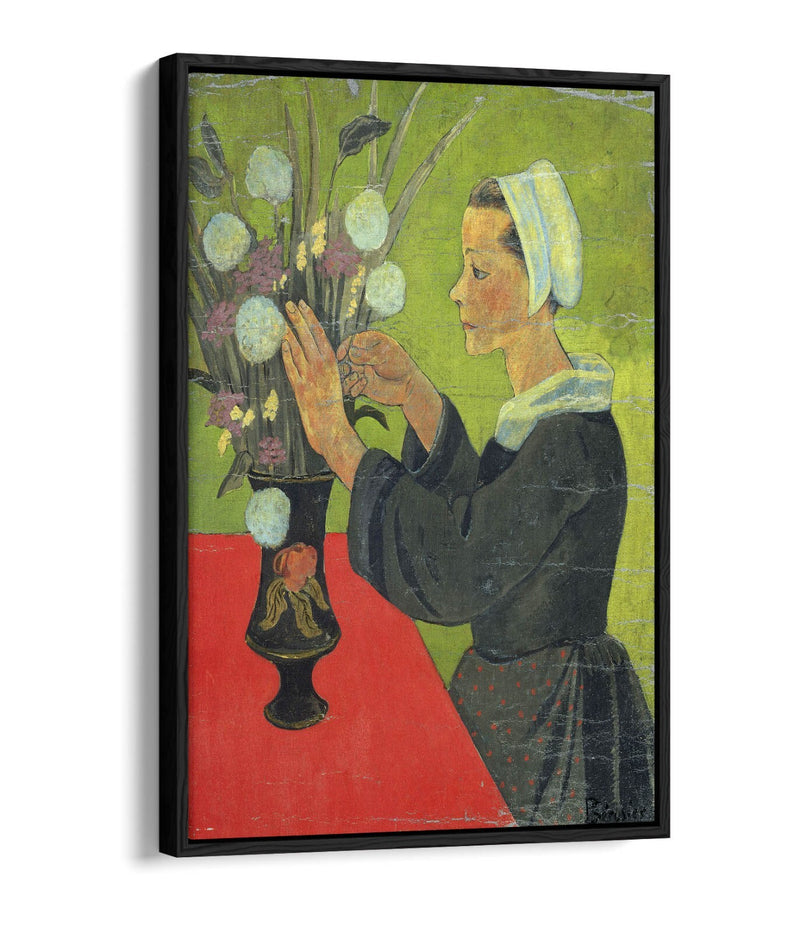 Float Effect Canvas Art - Breton Bouquet Print | Premium Handmade Wall Decor