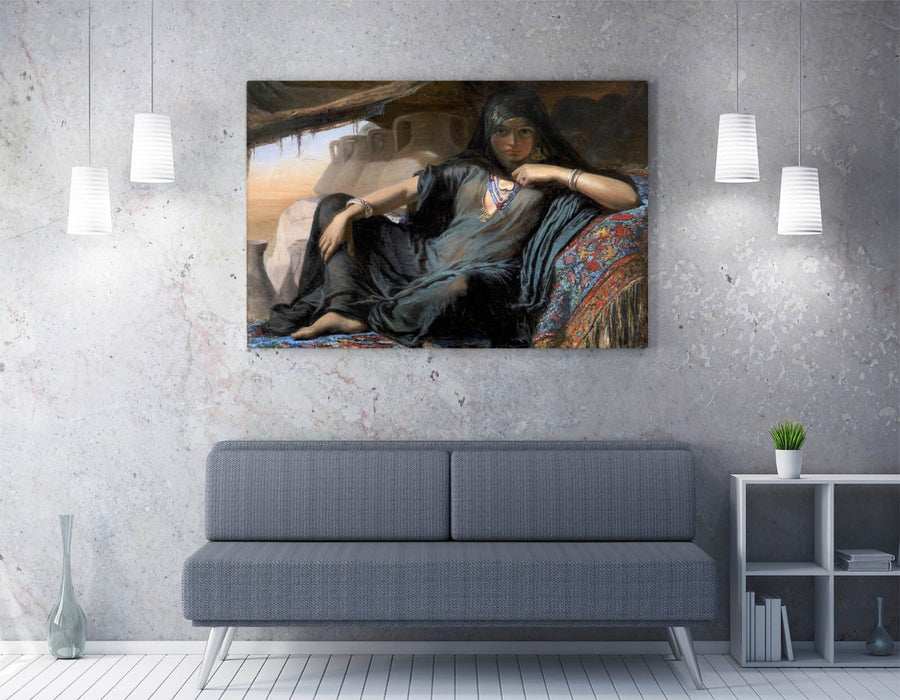 Egyptian Pot Canvas - Handmade Canvas Wall Art with Vibrant Color Print