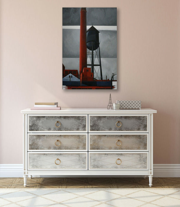 CANVAS WALL ART PAINTING PRINT ARTWORK Charles Demuth Chimney and Water Tower