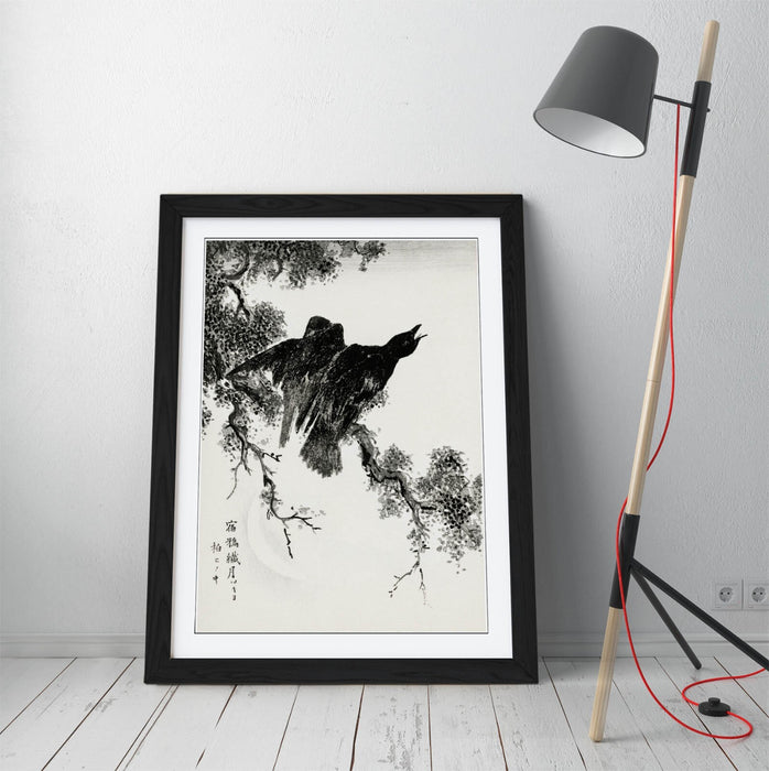 Framed Wall Art - Eastern Rook & Cypress Poster Print | Handmade Matte Paper Print