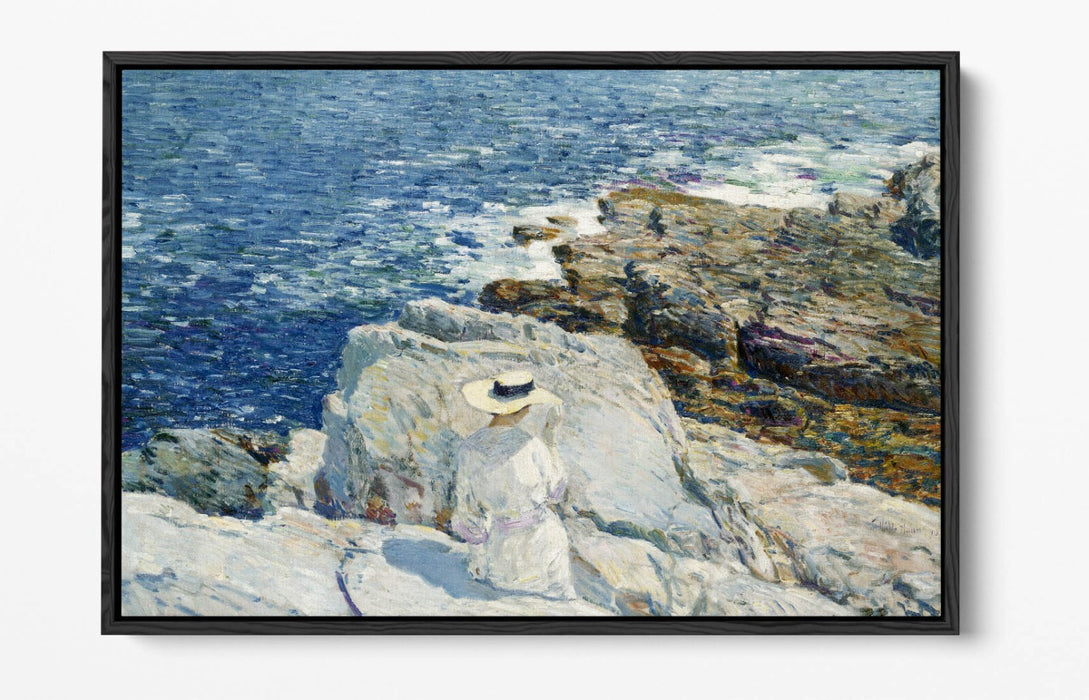 Canvas Wall Art - Childe Hassam South Ledges | Float Effect Handmade Print