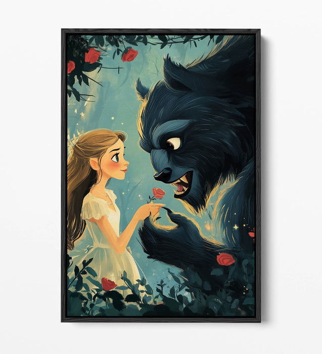 Kids Canvas Wall Art - Fairy Tale Bedroom Art | Float Effect Premium Print