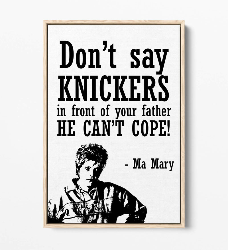 Float Effect Canvas Art – Handmade UK Canvas With Funny Quote Inspired By Derry Girls