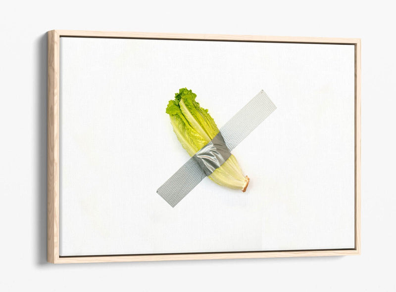 Canvas Wall Art - Modern Kitchen Decor | Float Effect Handmade Print With Premium Frame