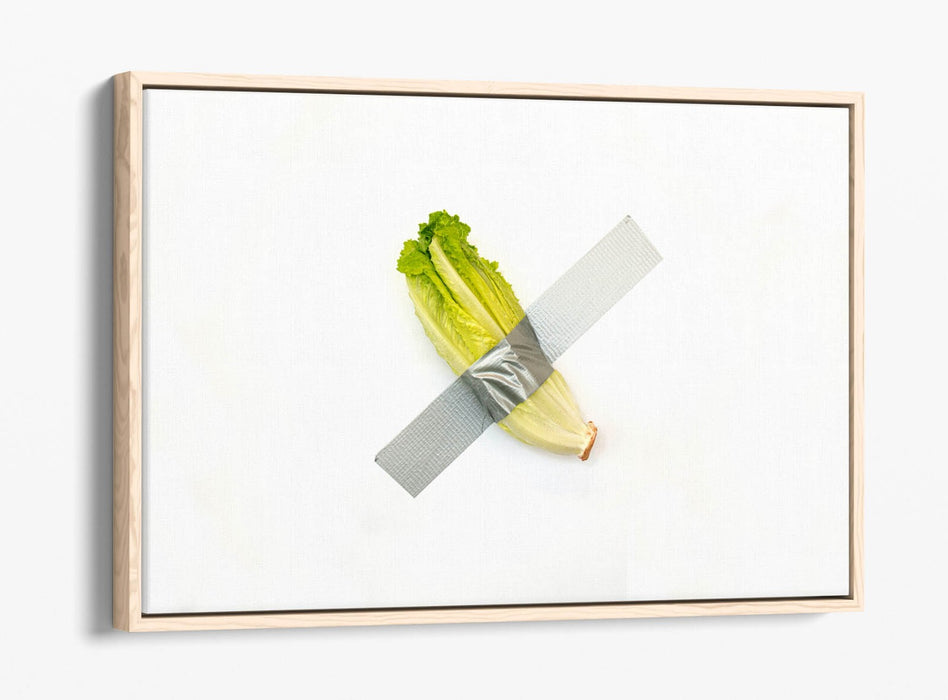 Canvas Wall Art - Modern Kitchen Decor | Float Effect Handmade Print With Premium Frame