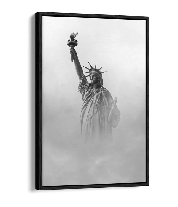 Statue of Liberty Canvas - New York Wall Art | Float Effect Canvas Print