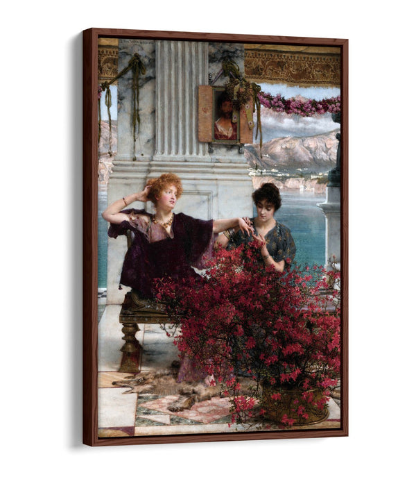 Canvas Wall Art Print - Lawrence Alma Tadema Love's Jewelled Fetter Float Effect