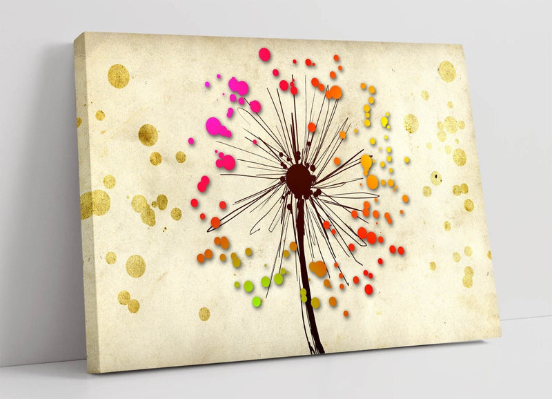 Dandelion Wall Art - Premium Canvas Wall Art | Framed Canvas Print, Ready To Hang