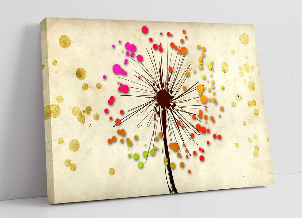 Dandelion Wall Art - Premium Canvas Wall Art | Framed Canvas Print, Ready To Hang
