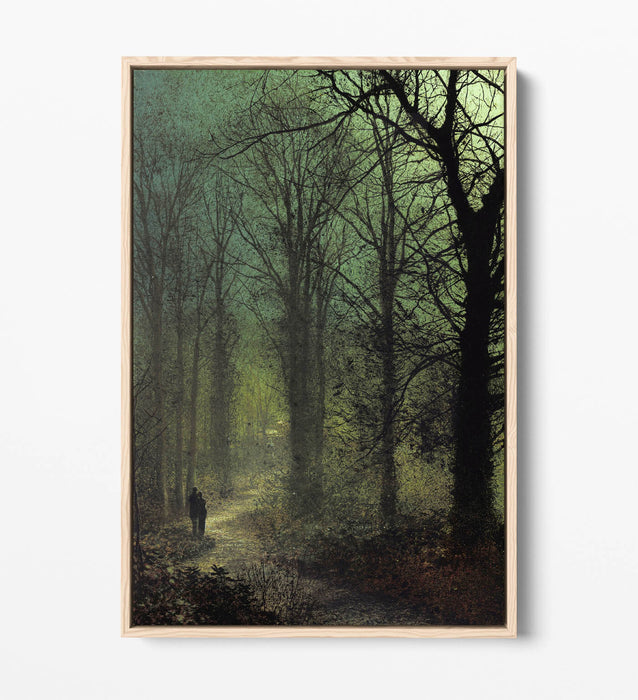 Canvas Wall Art Print | Float Effect Canvas by John Atkinson Grimshaw - Premium Frame