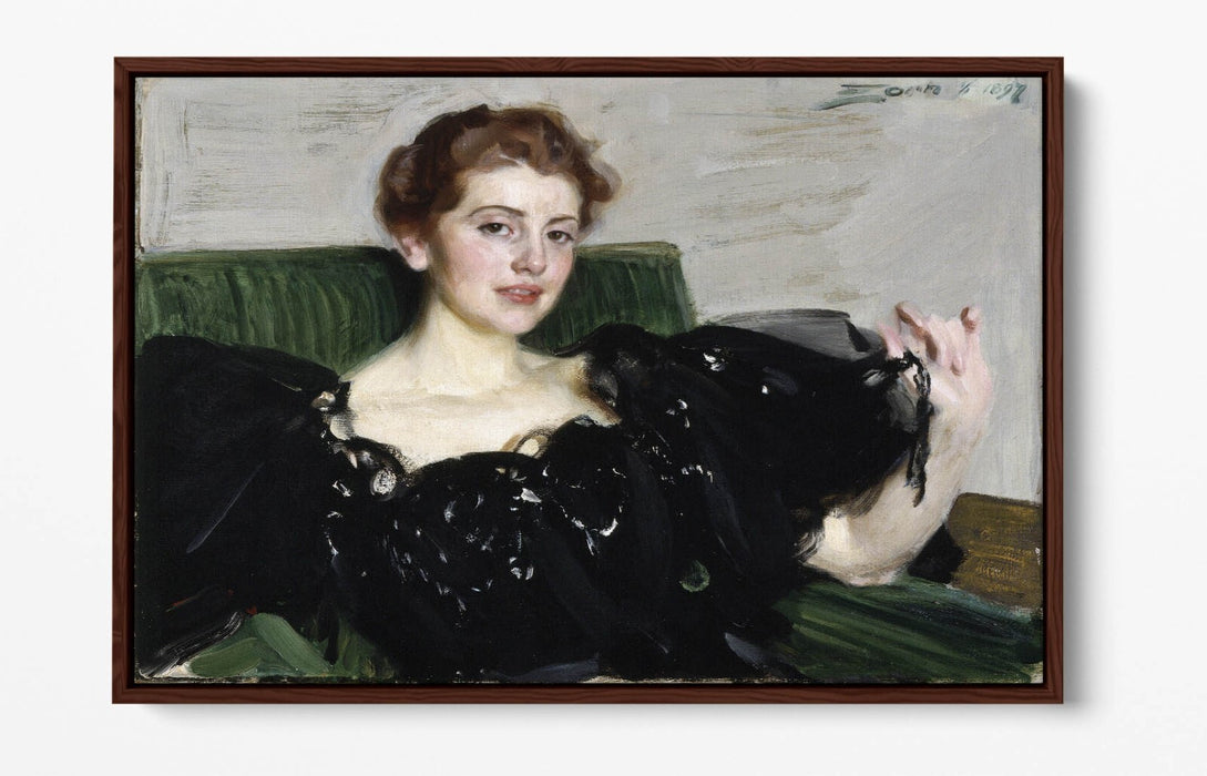Float Effect Canvas - Lucy Turner Joy by Anders Zorn | Premium Ready To Hang Wall Art