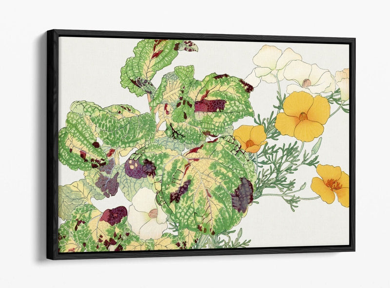 Canvas Wall Art - KONAN TANIGAMI Float Effect Botanical Wall Decor Print