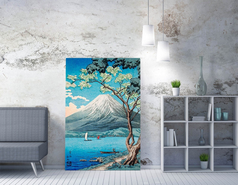 Canvas Wall Art – Mount Fuji Print on Archival Grade Handmade Canvas