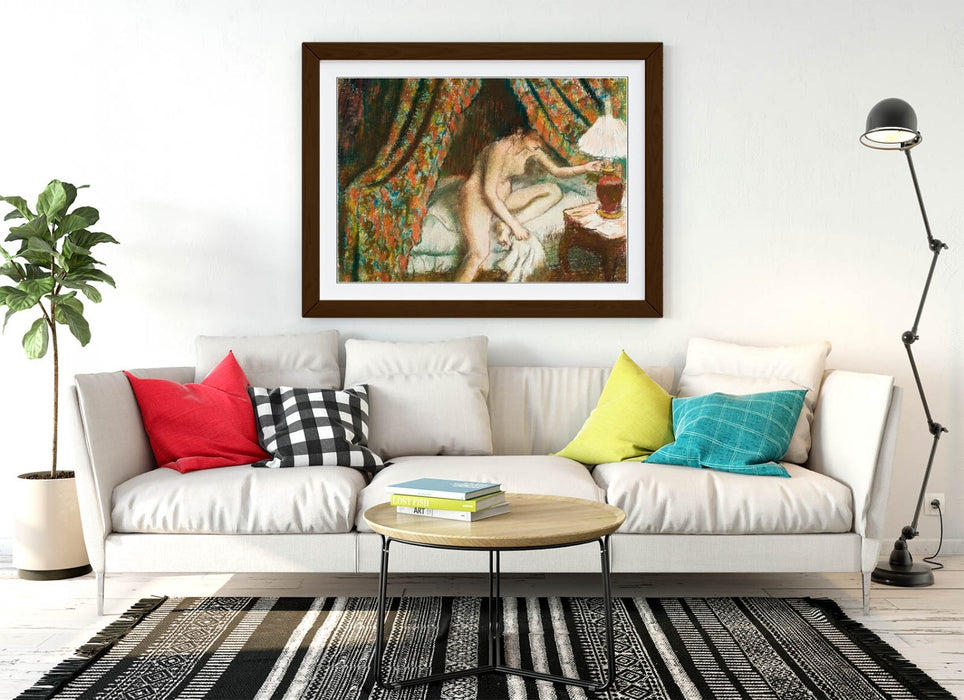 Framed Wall Art Poster Edgar Degas Print Nude Woman Artwork - UK Handmade Frame