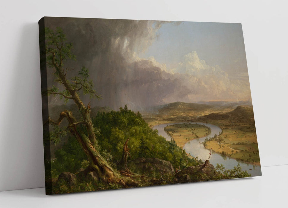 THOMAS COLE, THE OXBOW -CANVAS WALL ARTWORK PICTURE PRINT