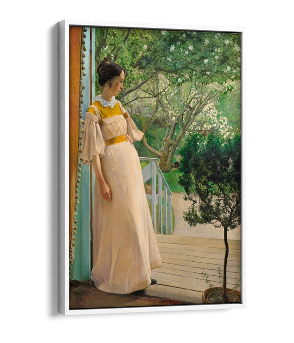 Float Effect Canvas Art - L.A Ring Artist's Wife | Premium Varnish Finish, Ready To Hang