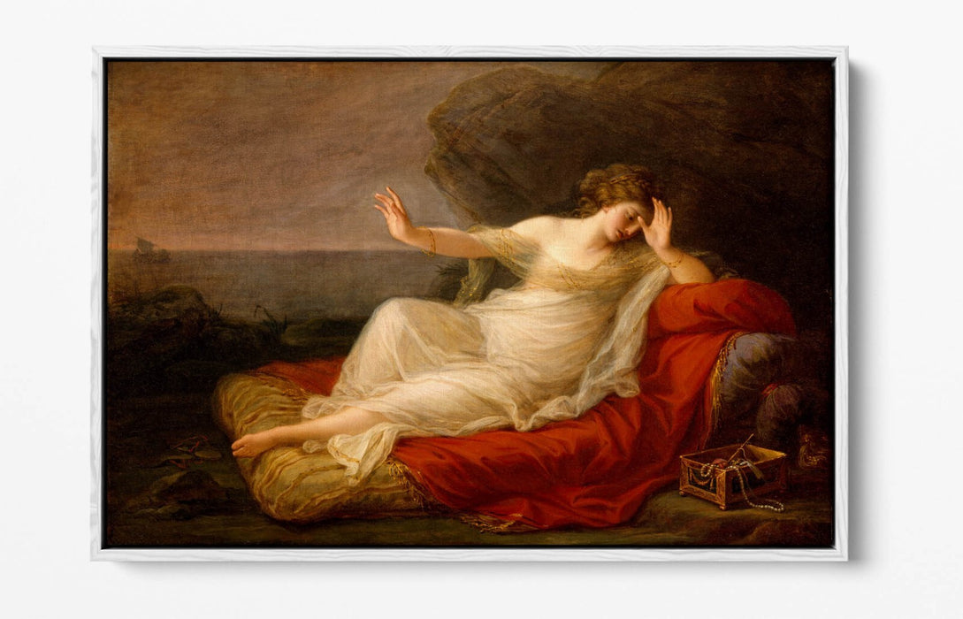 Float Effect Canvas Wall Art - Angelica Kauffman Ariadne Abandoned By Theseus Museum Quality Print