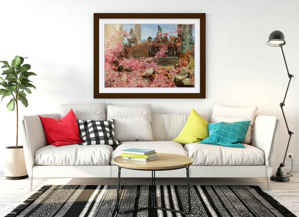 Framed Art Poster - Lawrence Alma Tadema Roses of Heliogabalus Wall Art Print