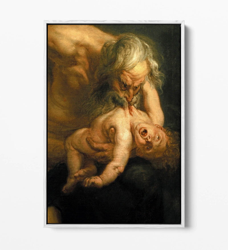 Canvas Wall Art Print – Saturn Wall Decor | Premium Float Effect Canvas UK