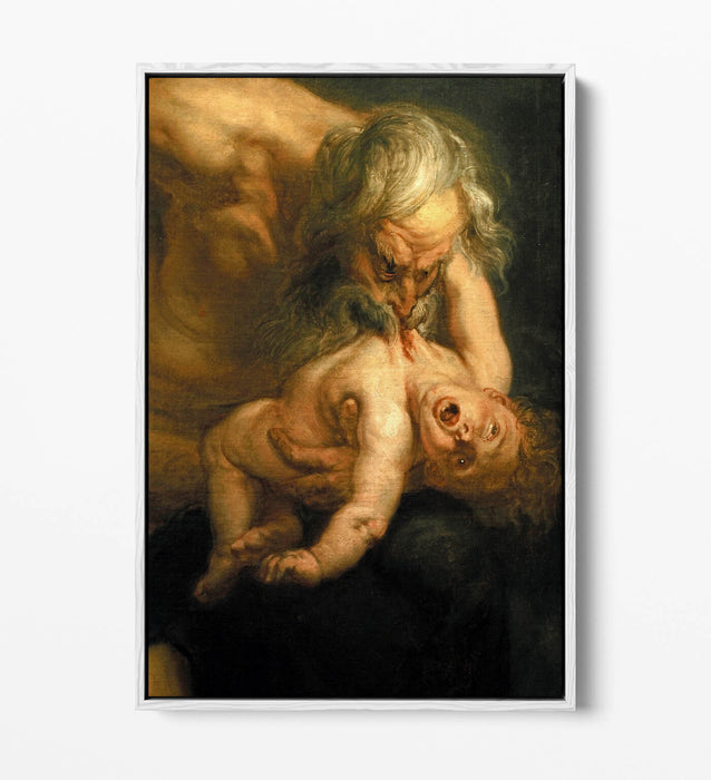 Canvas Wall Art Print – Saturn Wall Decor | Premium Float Effect Canvas UK