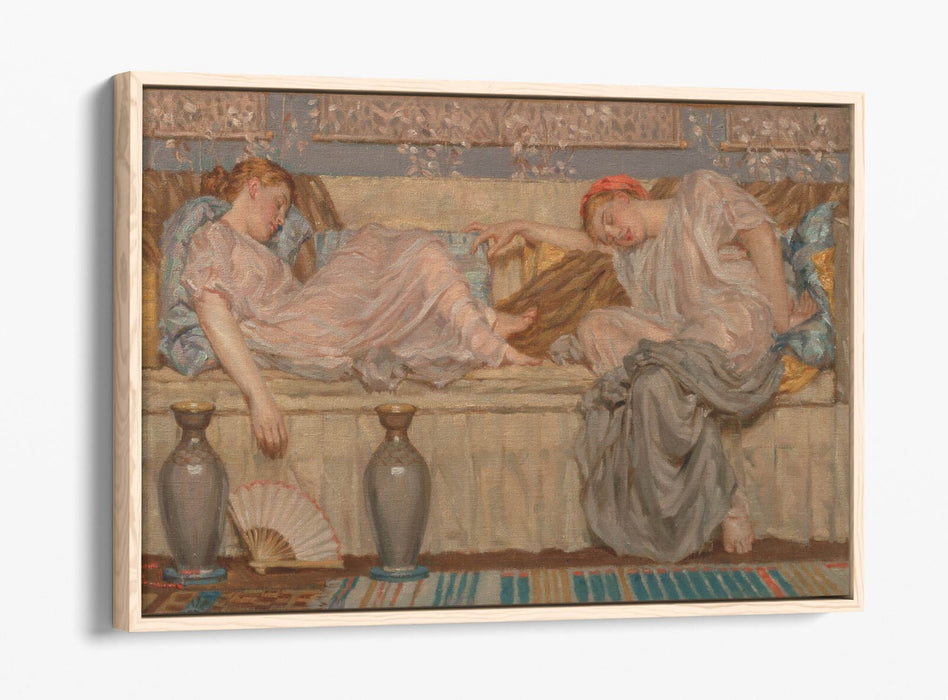 ALBERT JOSEPH MOORE, BEADS -FLOAT EFFECT CANVAS WALL ART PIC PRINT