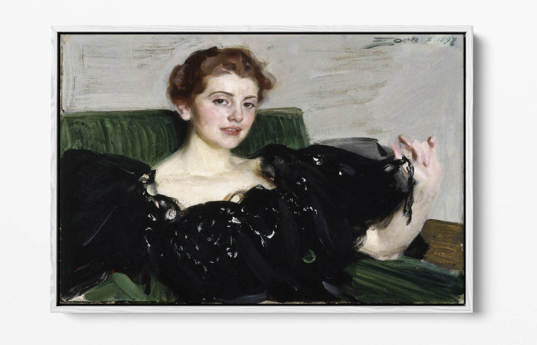 Float Effect Canvas - Lucy Turner Joy by Anders Zorn | Premium Ready To Hang Wall Art