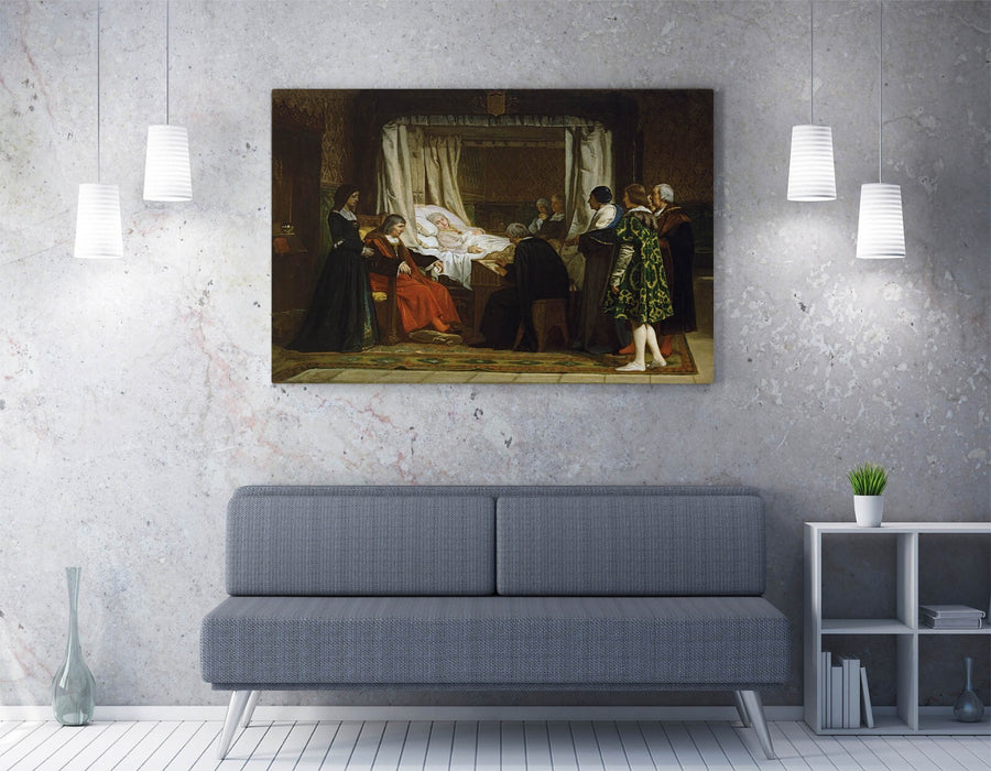 Canvas Wall Art – Eduardo Rosales Queen Isabella Painting on Premium Frame