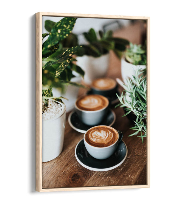 Canvas Wall Art – Coffee Canvas Print With Float Effect Art | Handmade UK Artwork