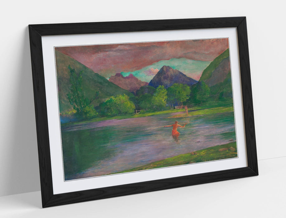 Framed Art Poster - John La Farge Fisherman Print | Handmade UK Frame