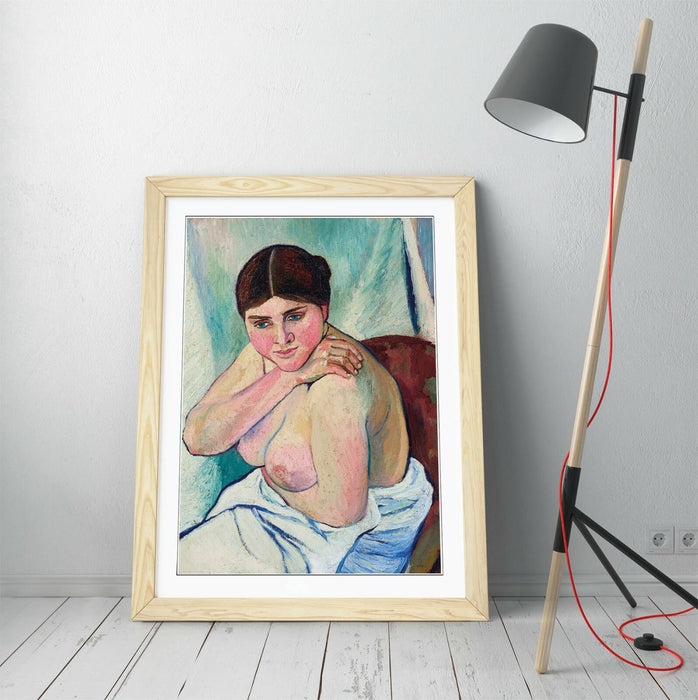 Framed Wall Art - Suzanne Valadon Juliet Sitting In Armchair | Handmade UK Art Print
