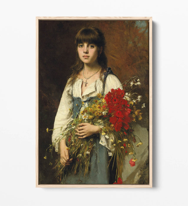 ALEXEI HARLAMOV, SUMMERTIME -FLOAT EFFECT CANVAS WALL ART PRINT