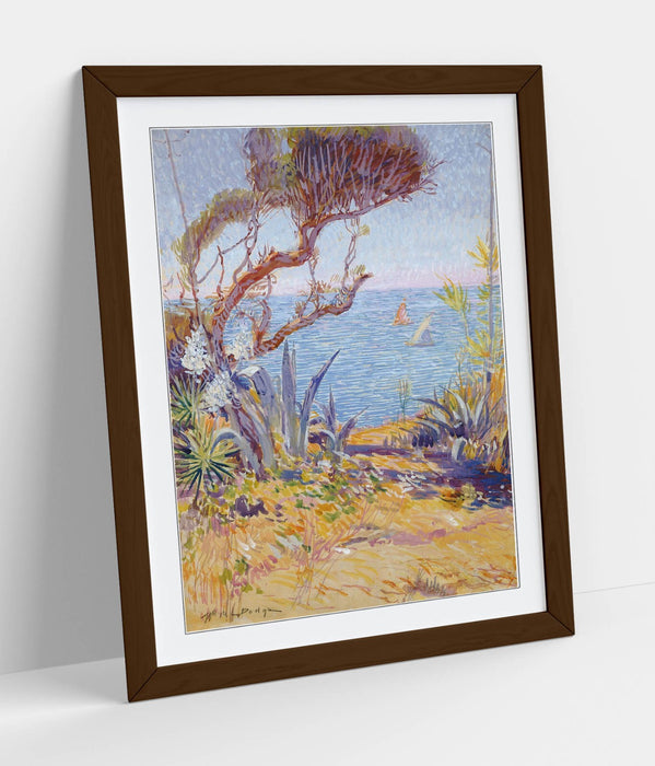 Framed Art Poster - Mediterranean Wall Art Print by William Dodge | Handmade UK Frame