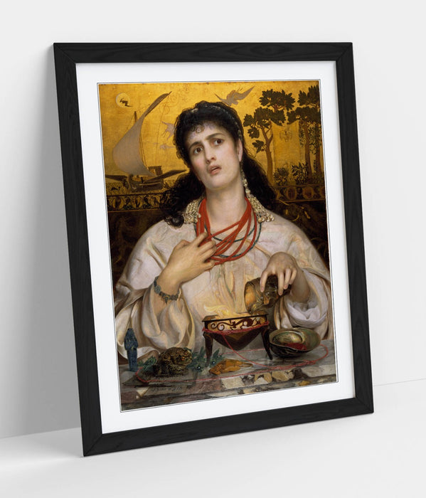 Framed Wall Art Frederick Sandys Medea - Classic Handmade Poster Print 4 Sizes